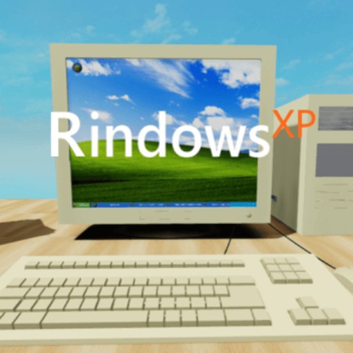 Rindows XP Computer Roblox game stats