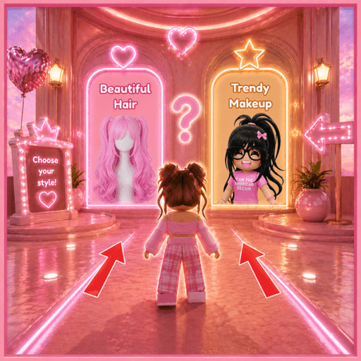💄Would You Rather: Beauty Tower ✨ Roblox gameplay screenshot