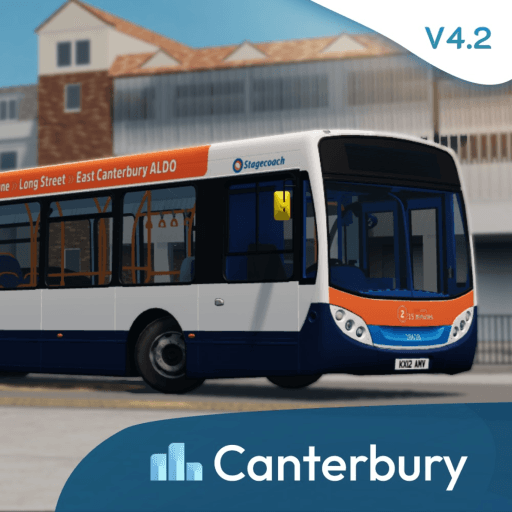 [UPDATE] Canterbury Bus Simulator Roblox gameplay screenshot