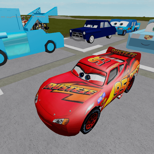 Lightning Mcqueen And Friends Race Roblox gameplay screenshot
