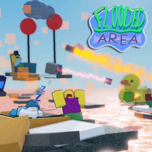 [PART 2 OF HOLIDAY] Flooded Area Roblox gameplay screenshot