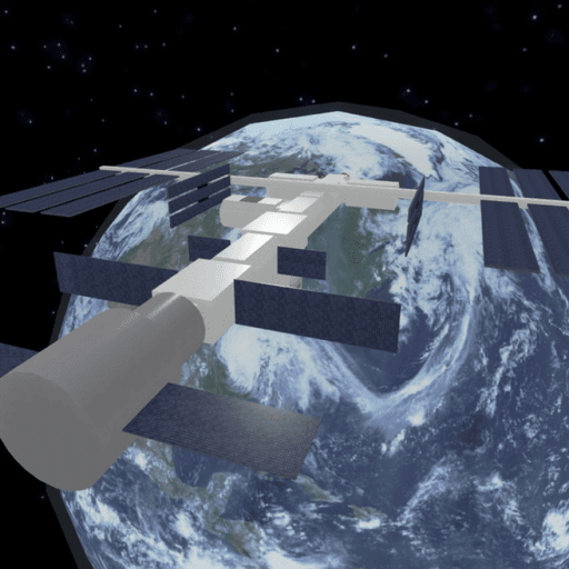 Ride a rocket to the ISS or MOON! Roblox gameplay screenshot