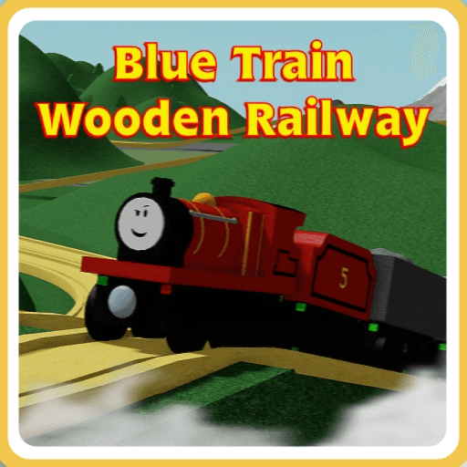 Blue Train Wooden Railway World Roblox game stats