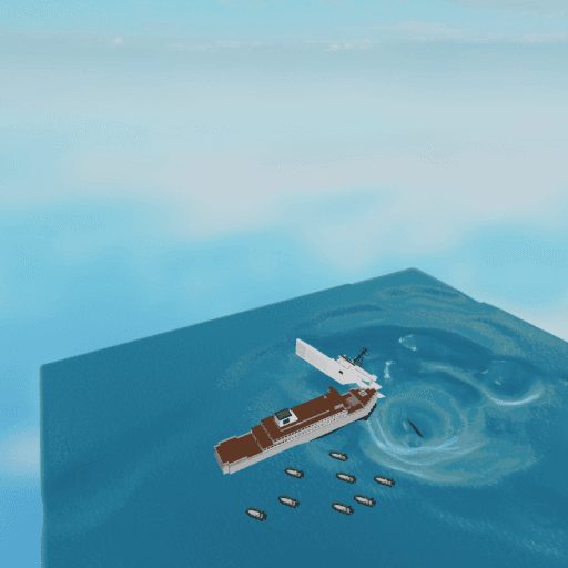 Sinking Ship In Whirl Pool Roblox game thumbnail
