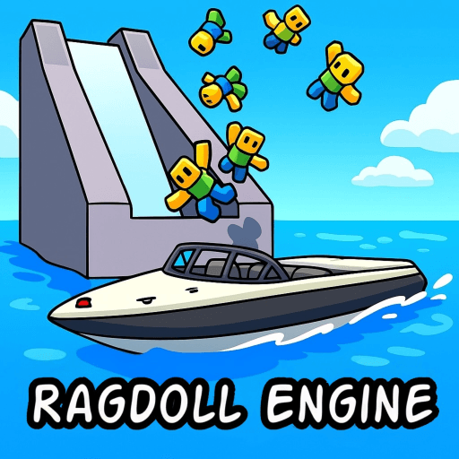 Ragdoll Engine but it's underwater Roblox game thumbnail