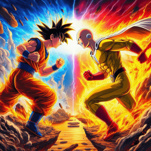 Goku vs Saitama (ARENA) fixed Roblox gameplay screenshot