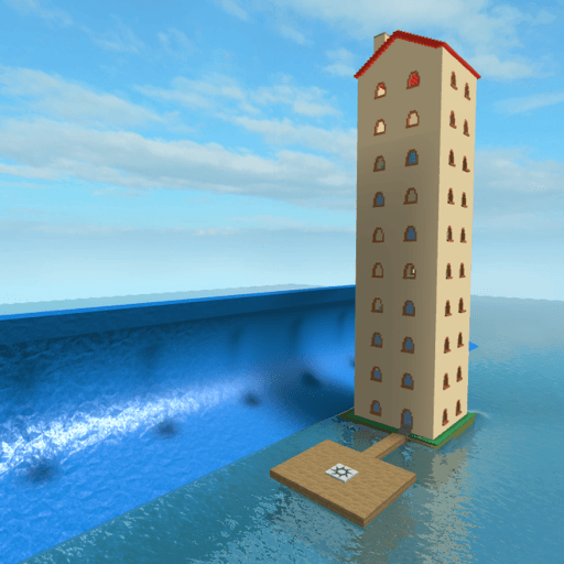 [UPD] Can you survive a tsunami on 10 story house? Roblox game thumbnail