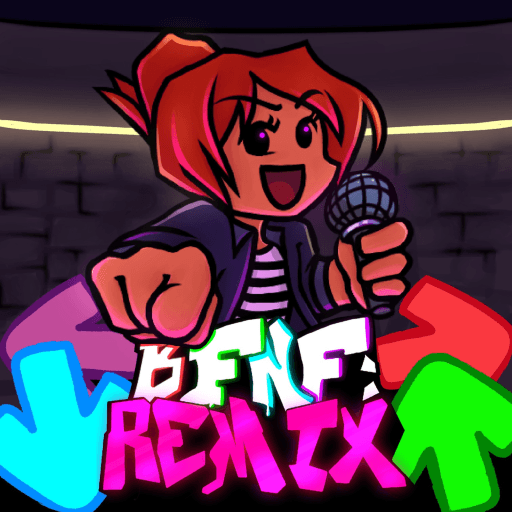 Basically FNF: Remix Roblox gameplay screenshot