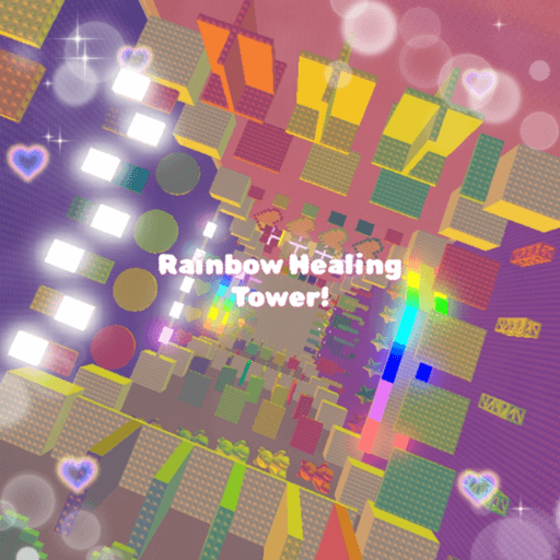 Rainbow Healing Tower! Roblox game stats