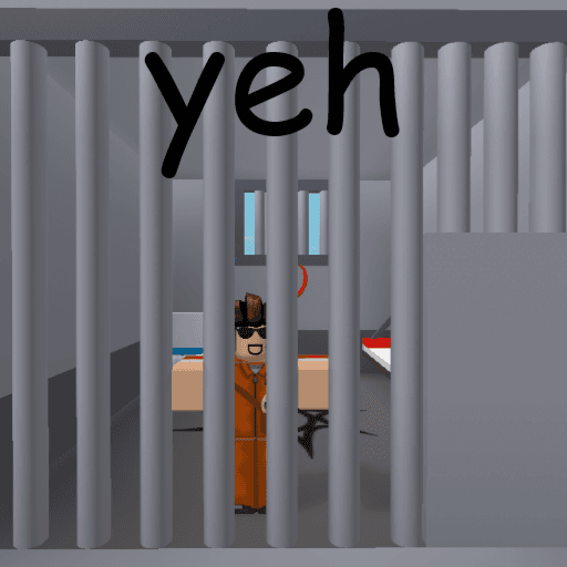 Be stuck in a jail cell simulator and thats it...? Roblox gameplay screenshot