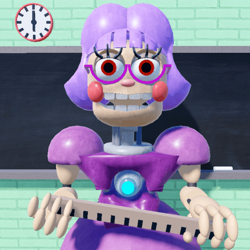Escape Miss Ani-Tron's Detention! (SCARY OBBY) Roblox gameplay screenshot