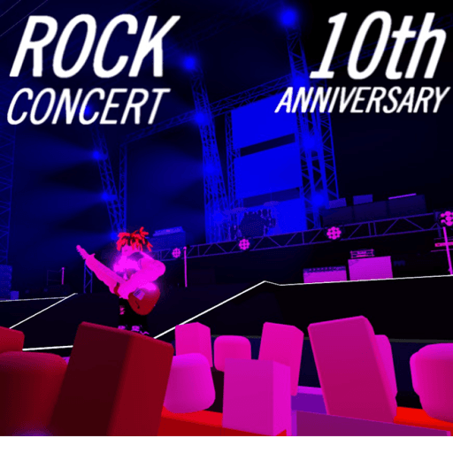Rock Concert: 10th ANNIVERSARY Roblox game stats