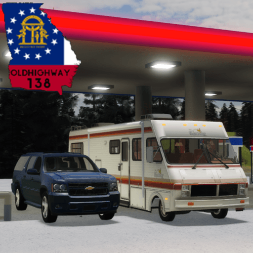 (CAMPER AND SUBURBAN) Old Highway 138 Roblox gameplay screenshot