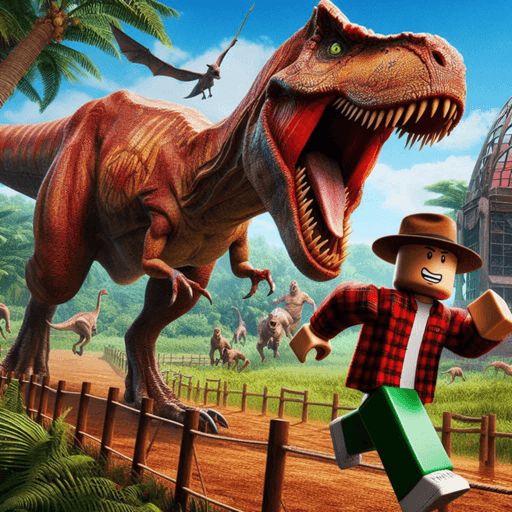 [🦖 T-REX] Jurassic World Tycoon 🦕 Roblox game thumbnail