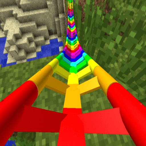 🌈 Slide Down A Rainbow Slide Obby! 🌈 Roblox game thumbnail