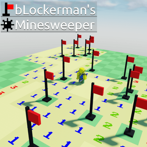 bLockerman's Minesweeper Roblox game thumbnail