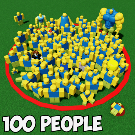 Don't leave the circle! ⭕️ Roblox gameplay screenshot