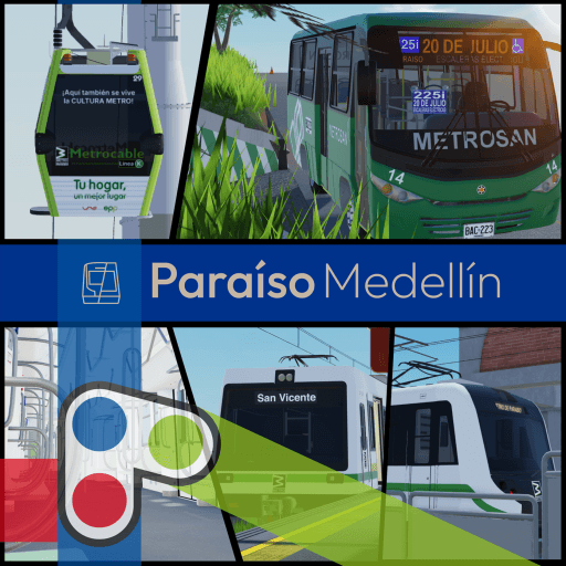 Paraiso Medellin: Metro, Bus, Metrocable Roblox gameplay screenshot