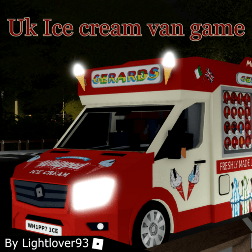 Uk Ice cream van game!🍦 Roblox game thumbnail