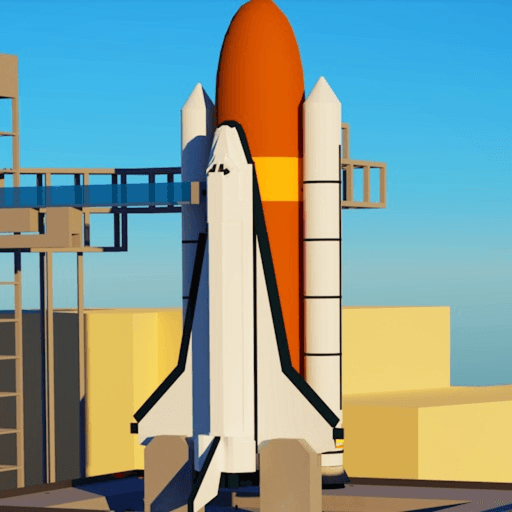 Pinewood Space Shuttle Advantage Roblox game thumbnail