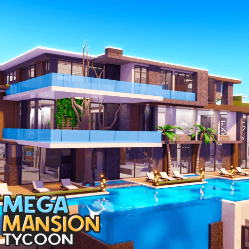 Mega Mansion Tycoon 🌴🛥️ Roblox game thumbnail