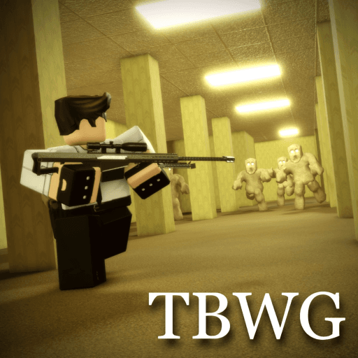 The Backrooms With Guns Roblox gameplay screenshot