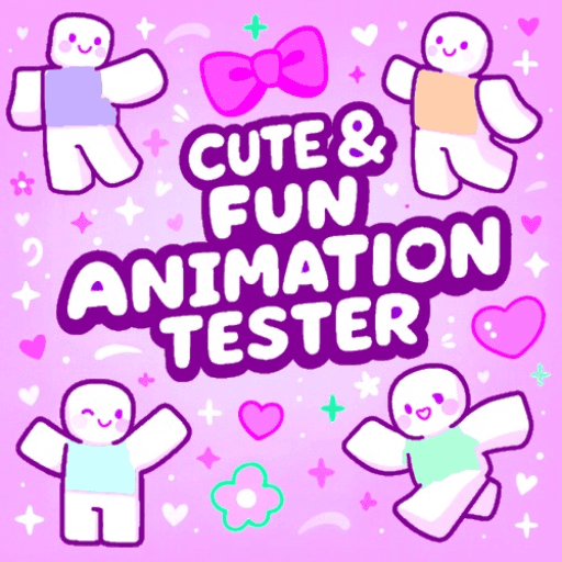 Cute & Fun Animation Tester {Emotes} Roblox gameplay screenshot