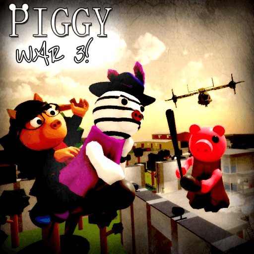 Piggy War 3! Roblox game thumbnail