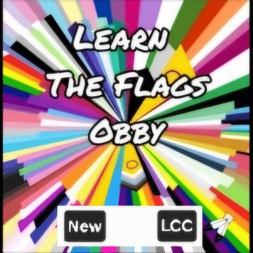 LGBTQ Learn The Flags Obby (223 Stages) Roblox game thumbnail