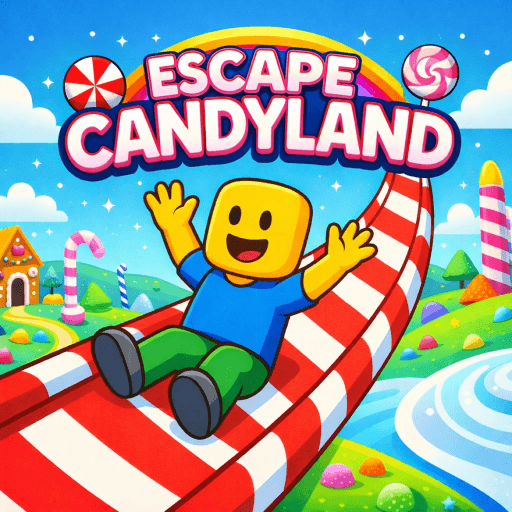 🍭Escape Candyland Obby! Roblox game thumbnail