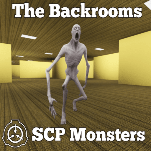 The Backrooms and SCP Monsters Roblox gameplay screenshot