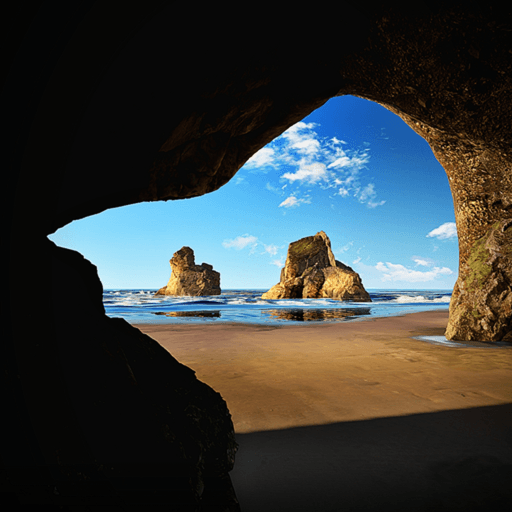 The Beach Cave Roblox gameplay screenshot