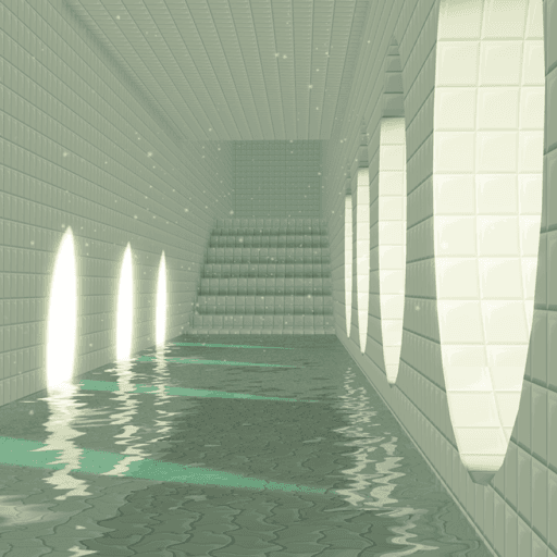 [VR SUPPORT] Poolrooms HD (backrooms level 37) Roblox gameplay screenshot