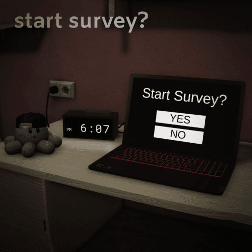 Start Survey? Roblox gameplay screenshot