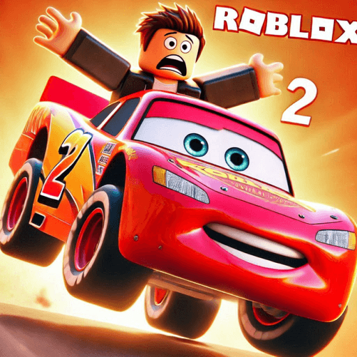 Lightning Mcqueen Ramp Jump 2 Roblox game thumbnail