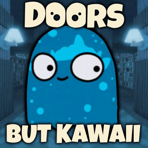 Doors But Kawaii Roblox game thumbnail