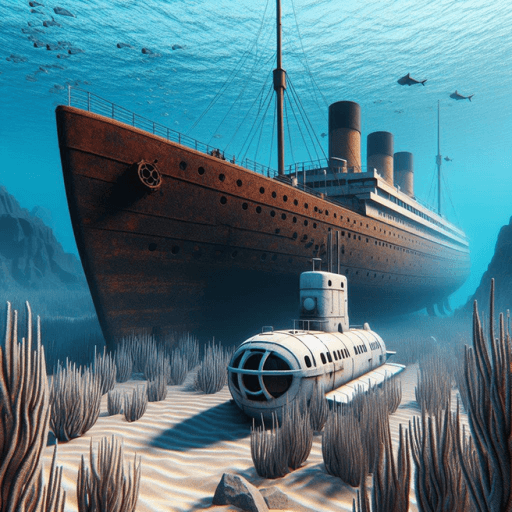 Exploración Ocean Gate Titanic Roblox gameplay screenshot