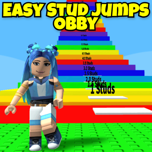 🏆Easy Stud Jumps Obby🏆 Roblox game thumbnail