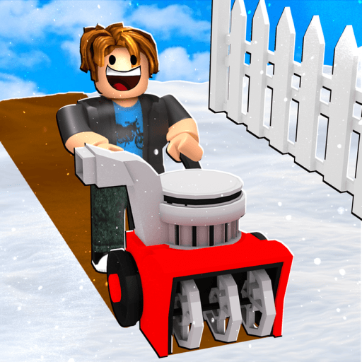 Snow Blowing Simulator Roblox gameplay screenshot