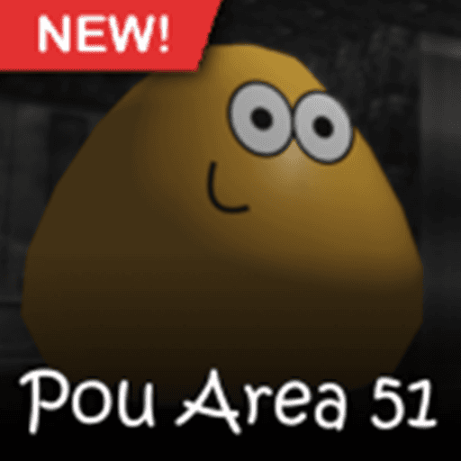 Pou in Area 51! Roblox gameplay screenshot