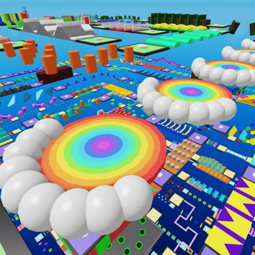 Mega Fun Obby 2 ✨560 Stages! Roblox game thumbnail