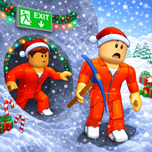 [UPD🎄] EPIC PRISON BREAKOUT XX! [OBBY] Roblox game thumbnail