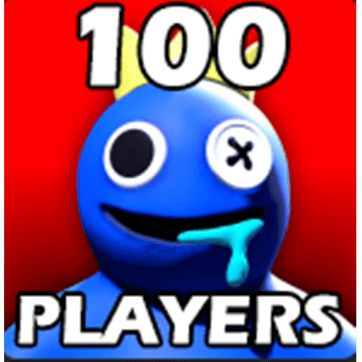 Rainbow Friends 100 Player Prop Hunt Roblox gameplay screenshot