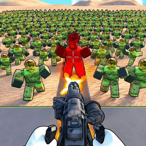Defend your base from zombies Roblox game thumbnail