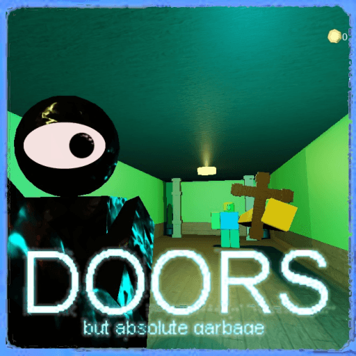 (FREE ADMIN👁️) DOORS But Absolute Garbage Roblox gameplay screenshot