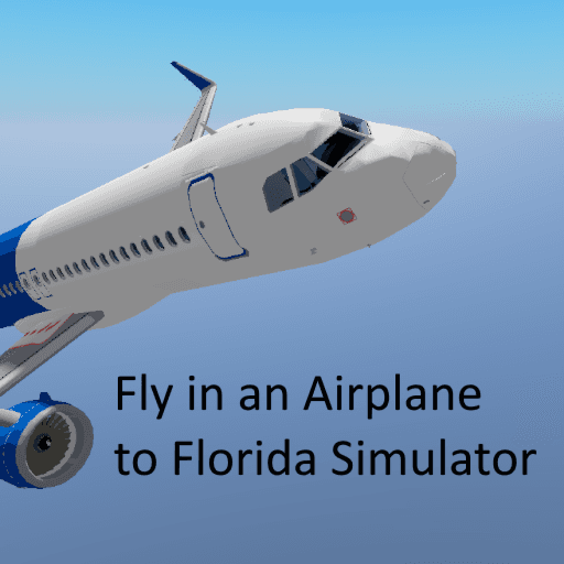 Fly in an airplane to Florida simulator. Roblox gameplay screenshot