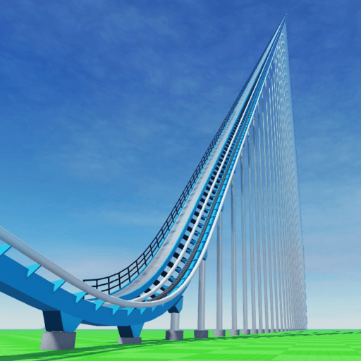 HIGHEST Roller Coaster on Roblox Roblox game thumbnail