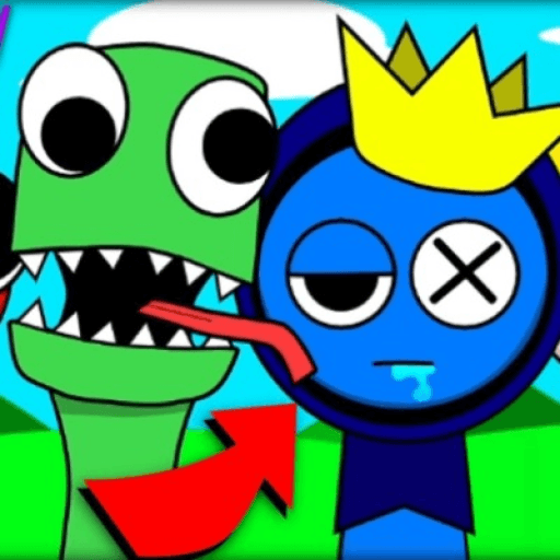 Rainbow Friends Morphs Roblox gameplay screenshot