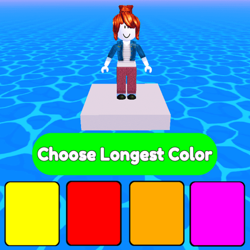 Choose Longest Color Roblox game thumbnail