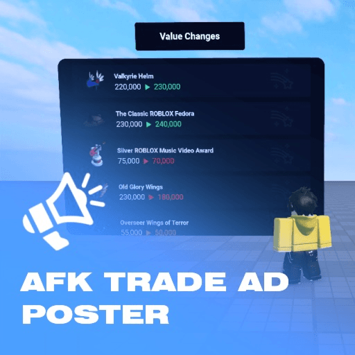 Post Rolimon Trade Ads While AFK Roblox game thumbnail